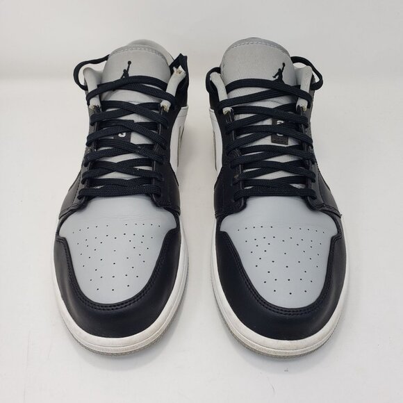 Jordan 1 Low Black/Gray/White - 553558-039 Men's Size 13 - Picture 8 of 11